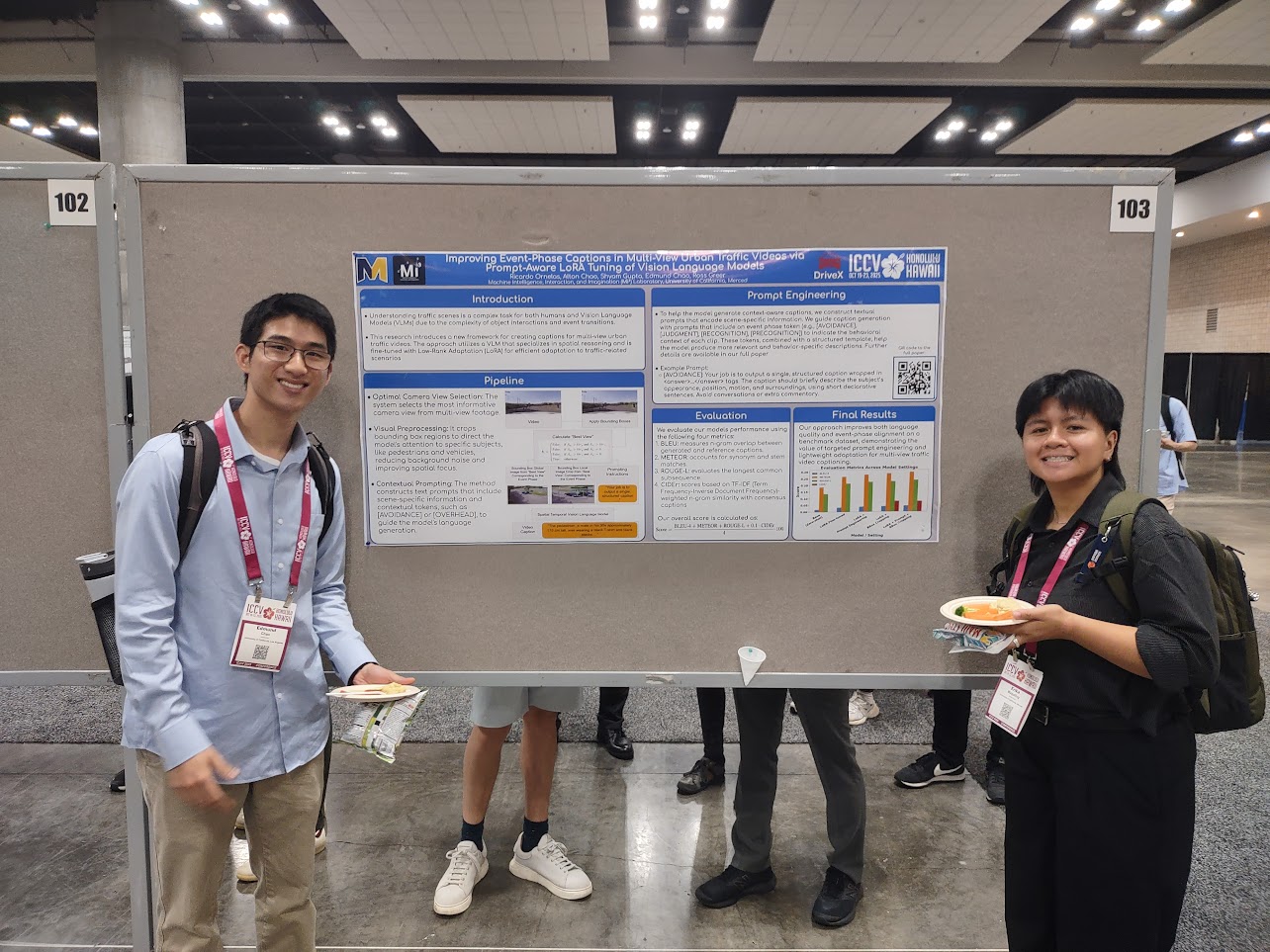 Edmund and Erika at CVPR 2025 poster session
