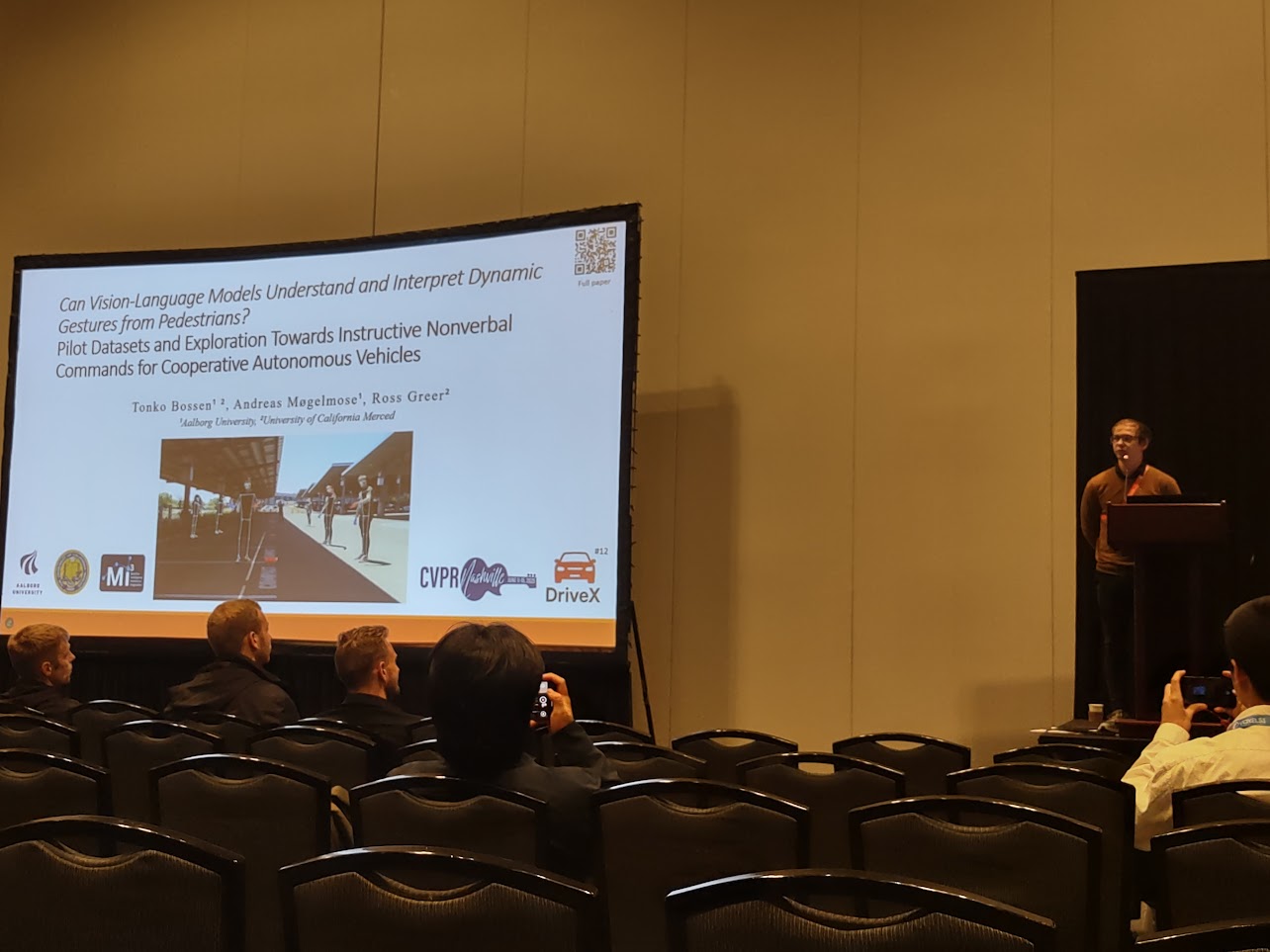Tonko presenting at CVPR