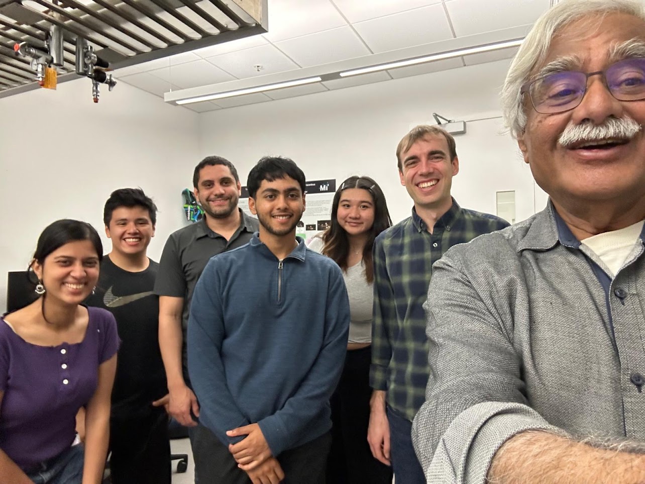 Prof. Mohan Trivedi visiting the lab
